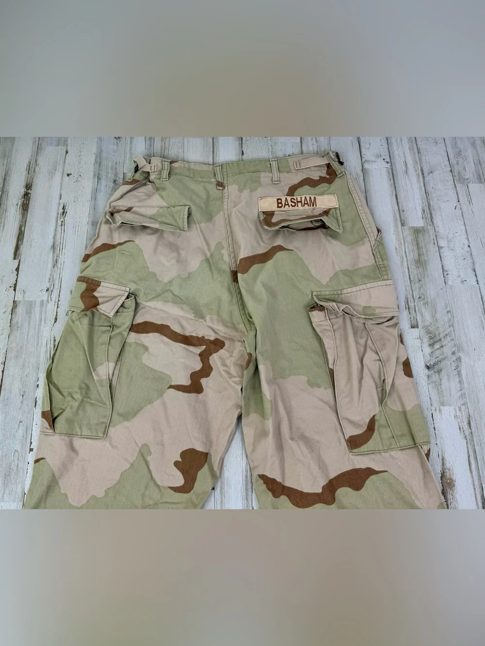 US Army Pant Mens 32x34 Camo Cargo Tapered Military Uniform Combat